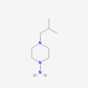 4-(2-Methylpropyl)piperazin-1-amine