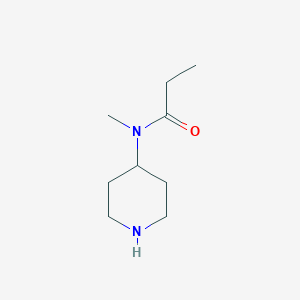 molecular formula C9H18N2O B150046 N-Methyl-N-(piperidin-4-yl)propionamide CAS No. 139062-82-1