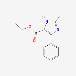 B1500464 ethyl 2-methyl-4-phenyl-1H-imidazole-5-carboxylate CAS No. 807624-22-2