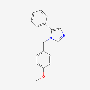 molecular formula C17H16N2O B1500468 1-(4-Methoxybenzyl)-5-phenyl-1H-imidazole CAS No. 1192811-38-3