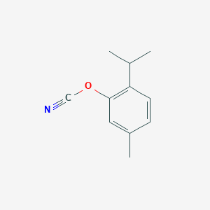 molecular formula C11H13NO B1500470 5-Methyl-2-(propan-2-yl)phenyl cyanate CAS No. 52805-53-5