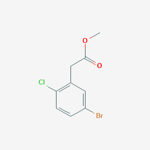 molecular formula C9H8BrClO2 B1500472 Methyl 2-(5-bromo-2-chlorophenyl)acetate CAS No. 203314-33-4