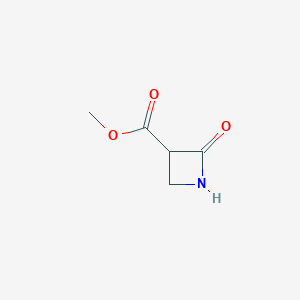 molecular formula C5H7NO3 B1500475 2-氧代氮杂环丁烷-3-羧酸甲酯 CAS No. 698356-66-0