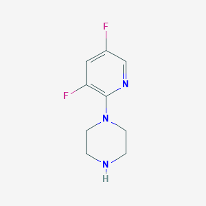 molecular formula C9H11F2N3 B1500476 1-(3,5-Difluoropyridin-2-yl)piperazine 