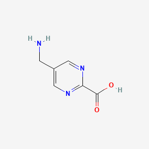 molecular formula C6H7N3O2 B1500483 5-(Aminomethyl)pyrimidine-2-carboxylic acid CAS No. 76196-72-0