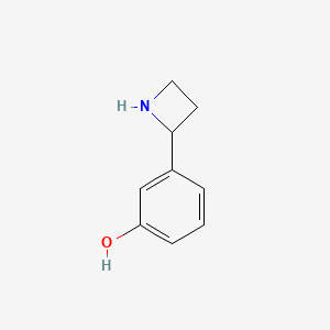 molecular formula C9H11NO B1500486 3-(Azetidin-2-yl)phenol 