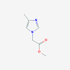 molecular formula C7H10N2O2 B1500514 Methyl 2-(4-methyl-1H-imidazol-1-yl)acetate CAS No. 339526-03-3