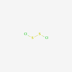 molecular formula Cl2S2<br>S2Cl2 B150052 Sulfur monochloride CAS No. 12771-08-3