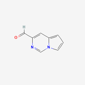 molecular formula C8H6N2O B1500527 Pyrrolo[1,2-c]pyrimidine-3-carbaldehyde CAS No. 251102-28-0