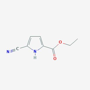Ethyl 5-cyano-1H-pyrrole-2-carboxylate