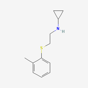 molecular formula C12H17NS B1500549 Cyclopropylamine,N-(2-(o-tolylthio)ethyl)- 