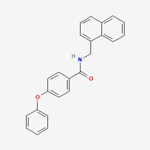 molecular formula C24H19NO2 B15006107 N-(naphthalen-1-ylmethyl)-4-phenoxybenzamide 