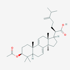 molecular formula C33H50O4 B150071 Dehydroeburicoic acid monoacetate CAS No. 77035-42-8