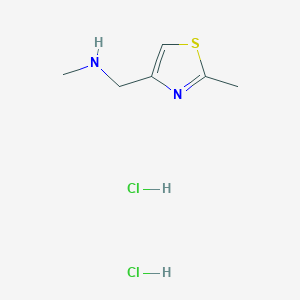 molecular formula C6H12Cl2N2S B1500712 N-Methyl-1-(2-methylthiazol-4-yl)methanamine dihydrochloride CAS No. 1185668-03-4