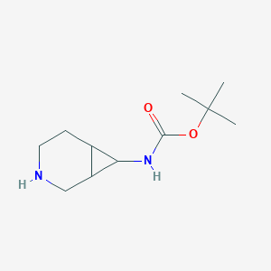 molecular formula C11H20N2O2 B150075 tert-Butyl 3-azabicyclo[4.1.0]heptan-7-ylcarbamate CAS No. 134575-96-5