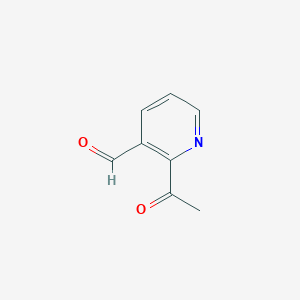 molecular formula C8H7NO2 B1500779 2-Acetylnicotinaldehyde 
