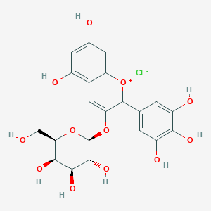 molecular formula C21H21ClO12 B150078 Delphinidin 3-galactoside CAS No. 68852-84-6