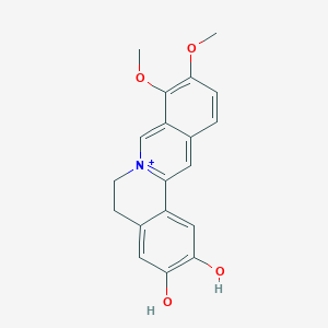 molecular formula C19H18NO4+ B150084 Demethyleneberberine CAS No. 25459-91-0