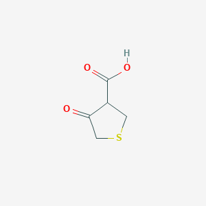 molecular formula C5H6O3S B150086 4-Oxothiolane-3-carboxylic acid CAS No. 126856-34-6