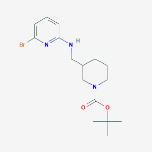 molecular formula C16H24BrN3O2 B1500860 tert-Butyl 3-(((6-bromopyridin-2-yl)amino)methyl)piperidine-1-carboxylate CAS No. 1065484-38-9
