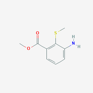 molecular formula C9H11NO2S B1500893 Methyl 3-amino-2-(methylthio)benzoate 