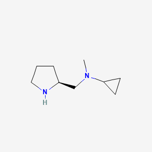 molecular formula C9H18N2 B1500904 Cyclopropyl-methyl-(S)-1-pyrrolidin-2-ylmethyl-amine CAS No. 477576-70-8