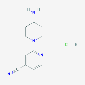 2-(4-Aminopiperidin-1-yl)isonicotinonitrile hydrochloride