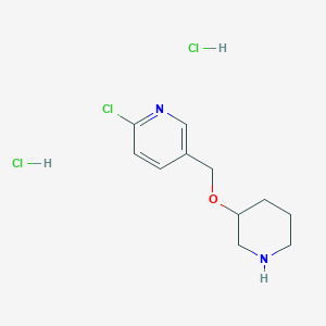 2-Chloro-5-(piperidin-3-yloxymethyl)-pyridine dihydrochloride