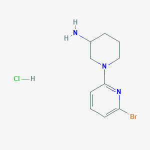1-(6-Bromopyridin-2-yl)piperidin-3-amine hydrochloride
