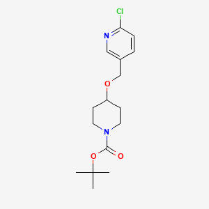 tert-Butyl 4-((6-chloropyridin-3-yl)methoxy)piperidine-1-carboxylate