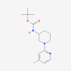 molecular formula C16H25N3O2 B1500964 tert-Butyl (1-(4-methylpyridin-2-yl)piperidin-3-yl)carbamate CAS No. 939986-32-0