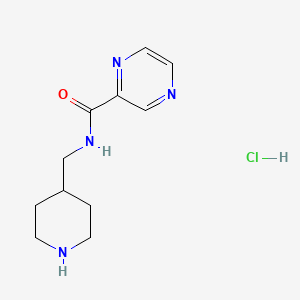 N-(Piperidin-4-ylmethyl)pyrazine-2-carboxamide hydrochloride