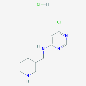 (6-Chloro-pyrimidin-4-yl)-piperidin-3-ylmethyl-amine hydrochloride