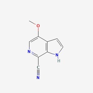 4-Methoxy-1H-pyrrolo[2,3-c]pyridine-7-carbonitrile