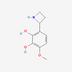 3-(Azetidin-2-yl)-6-methoxybenzene-1,2-diol