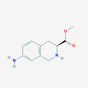 (S)-methyl 7-amino-1,2,3,4-tetrahydroisoquinoline-3-carboxylate