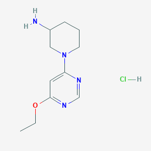1-(6-Ethoxy-pyrimidin-4-yl)-piperidin-3-ylamine hydrochloride