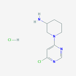 1-(6-Chloro-pyrimidin-4-yl)-piperidin-3-ylamine hydrochloride