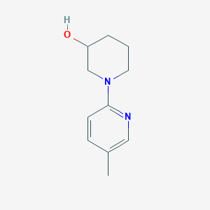 molecular formula C11H16N2O B1501032 1-(5-Methylpyridin-2-yl)piperidin-3-ol CAS No. 939986-71-7