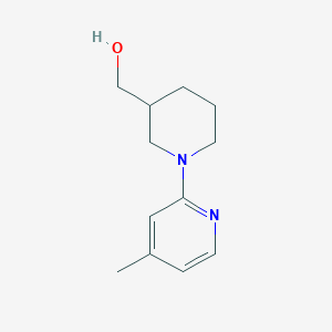 (1-(4-Methylpyridin-2-yl)piperidin-3-yl)methanol