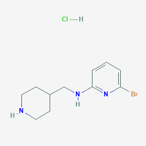 (6-Bromo-pyridin-2-yl)-piperidin-4-ylmethyl-amine hydrochloride