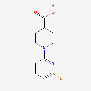 1-(6-Bromopyridin-2-yl)piperidine-4-carboxylic acid