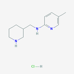 5-methyl-N-(piperidin-3-ylmethyl)pyridin-2-amine hydrochloride