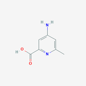 molecular formula C7H8N2O2 B1501081 4-Amino-6-methyl-picolinic acid CAS No. 89693-89-0