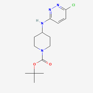 molecular formula C14H21ClN4O2 B1501121 tert-Butyl 4-((6-chloropyridazin-3-yl)amino)piperidine-1-carboxylate CAS No. 939986-10-4