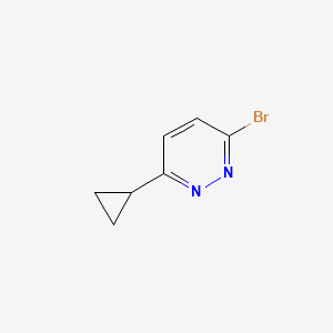 molecular formula C7H7BrN2 B1501137 3-Bromo-6-cyclopropylpyridazine CAS No. 1046816-40-3
