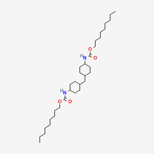 molecular formula C33H62N2O4 B15011713 nonyl N-{4-[(4-{[(nonyloxy)carbonyl]amino}cyclohexyl)methyl]cyclohexyl}carbamate 