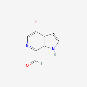 B1501185 4-Fluoro-1H-pyrrolo[2,3-C]pyridine-7-carbaldehyde CAS No. 446284-46-4