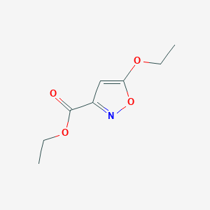 molecular formula C8H11NO4 B1501194 Ethyl 5-ethoxyisoxazole-3-carboxylate 