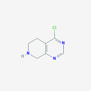 B1501197 4-Chloro-5,6,7,8-tetrahydropyrido[3,4-d]pyrimidine CAS No. 1196157-06-8